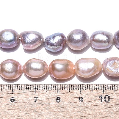 Natural Cultured Freshwater Pearl Beads Strands PEAR-N014-08D-02-1