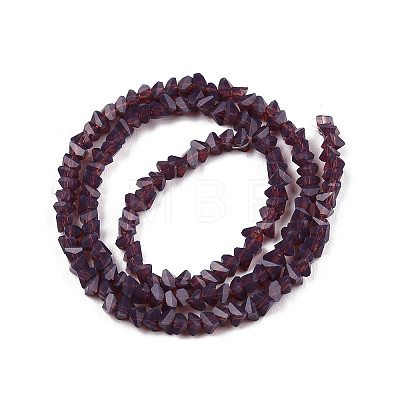 Opaque Solid Color Glass Beads Strands GLAA-N052-01-A07-1