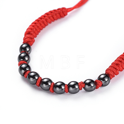 Adjustable Nylon Cord Braided Bead Bracelets BJEW-JB04426-01-1