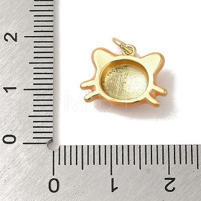 Rack Plating Brass Enamel Pendants KK-S366-03G-1