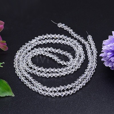 Faceted Imitation Austrian Crystal Bead Strands G-M180-8mm-01A-1