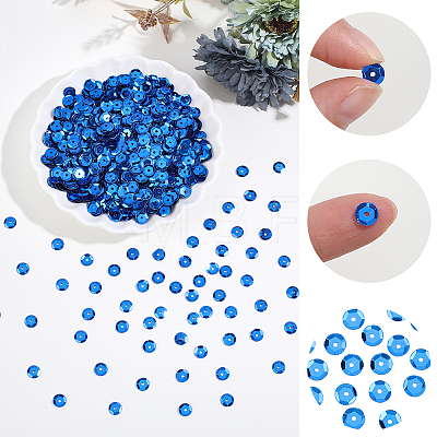 6000Pcs Plastic Paillette Beads PVC-PA0001-01A-1