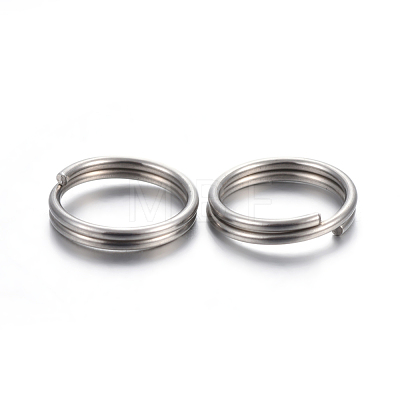 Tarnish Resistant 304 Stainless Steel Split Rings STAS-P223-22P-04-1