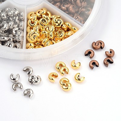 6 Color Iron Crimp Beads Covers IFIN-X0045-5mm-NF-B-1