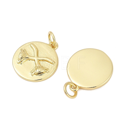 Brass Pendants KK-S527-31G-1