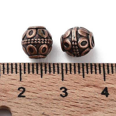 Tibetan Style Alloy Beads FIND-Q094-34R-1