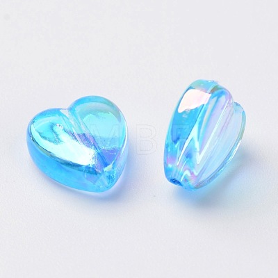 Transparent Acrylic Beads X-PL539-833-1