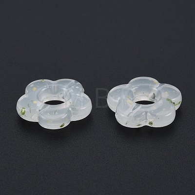 Marbled Stone Style Opaque Acrylic Beads OACR-G009-06E-1
