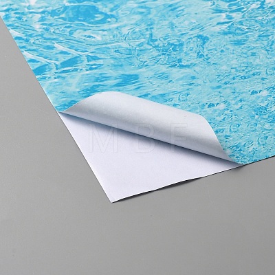 Coated Paper Water Ripple Stickers DIY-WH0399-40C-1