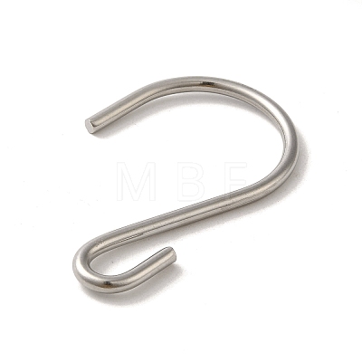 304 Stainless Steel S-Hook Clasp STAS-C085-03M-P-1