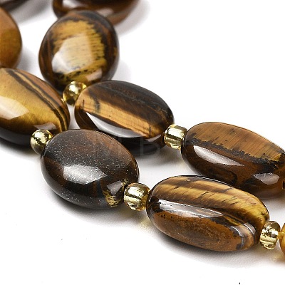 Natural Tiger Iron Beads Strands G-H005-A01-02-1