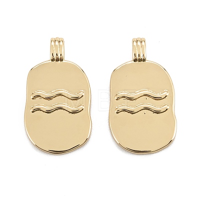 Brass Pendants KK-O140-20G-08-1