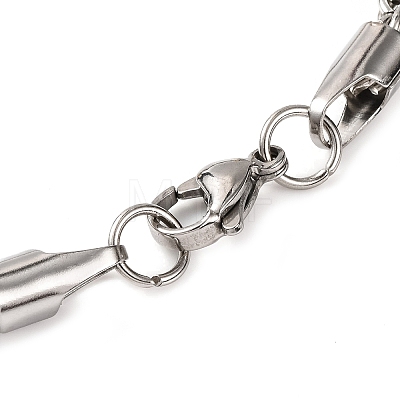 304 Stainless Steel Rope Chain Bracelets for Women BJEW-G711-14GP-1