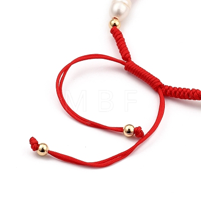 Adjustable Nylon Thread Braided Beads Bracelets BJEW-JB05384-01-1