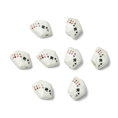 8Pcs Handmade Porcelain Beads PORC-CJ0001-32-1