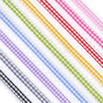45 Yards 9 Colors Polyester Ribbons OCOR-PH0008-11-1