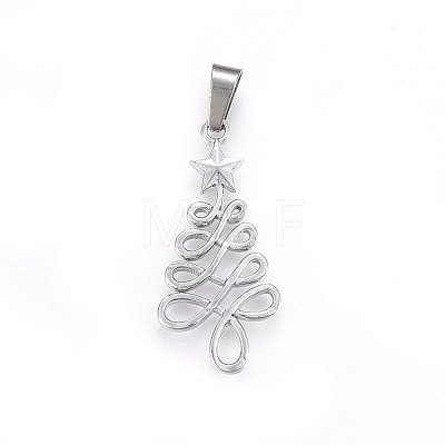 Non-Tarnish 304 Stainless Steel Pendants STAS-P209-45P-1