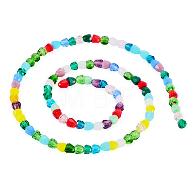 1 Starnd Mixed Styles Glass Beads Strands EGLA-TADJ0001-08-1