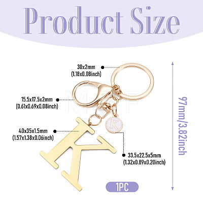 Stainless Steel Keychains KEYC-TAC0035-004K-G-1