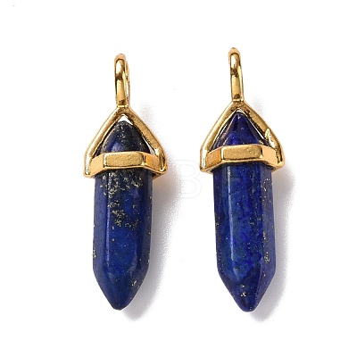 Natural Lapis Lazuli Pendants G-K329-30G-1