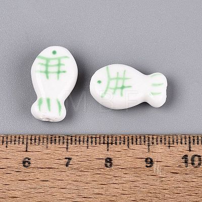 Handmade Porcelain Ceramic Beads PORC-Q005-06C-1