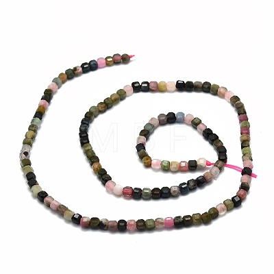 Natural Tourmaline Beads Strands G-E576-66-1