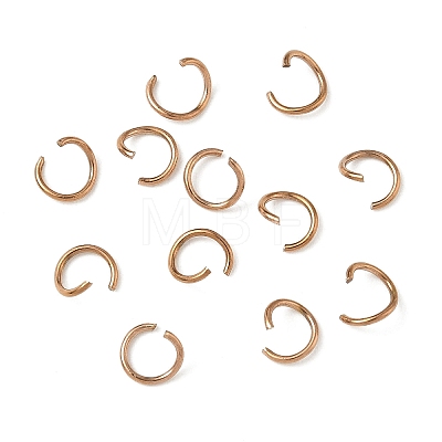 304 Stainless Steel Open Jump Rings STAS-Z150-01C-RG-1