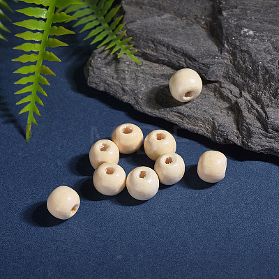 Natural Wood Beads TB16mmY-8-1
