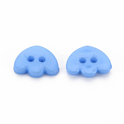 2-Hole Plastic Buttons BUTT-N018-003-1