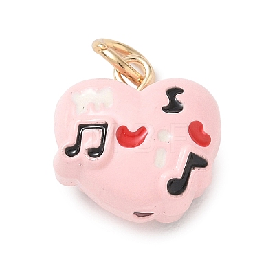 Alloy Enamel Pendants AL-CBA68FA-05G-1