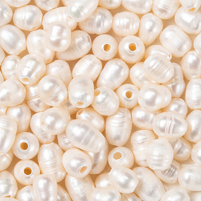 Large Hole Pearl Beads PEAR-R064-01-1