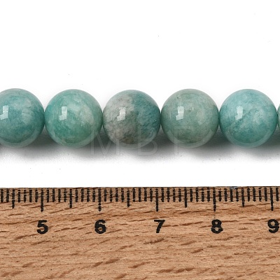 Natural Amazonite Beads Strands LS-G-F461-12-10mm-01A-1