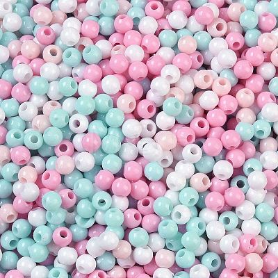 Opaque Acrylic Beads OACR-H118-07A-07-1