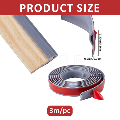 3M PVC Self-Adhesive Flexible Molding Trim DIY-WH0349-556-1