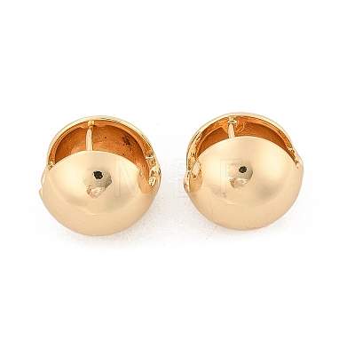 Brass Hoop Earrings for Women EJEW-U041-03G-1