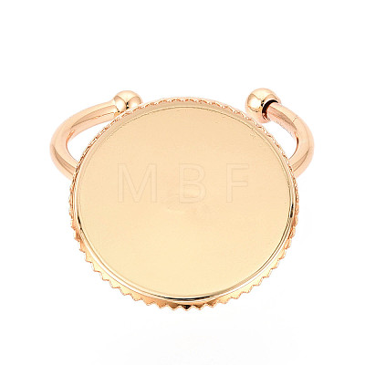 Brass Cuff Ring Findings KK-N276-03B-G-1