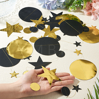 3 Bags Round & Star Paper Hanging Streamers FEPA-TA0001-03-1