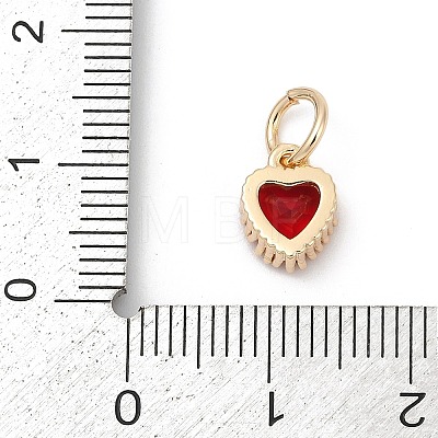 Brass Micro Pave Cubic Zirconia Pendants KK-H204-01KCG-07-1