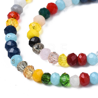 Glass Beads Strands GLAA-S019-01B-1