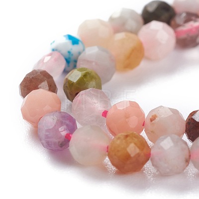 Natural Mixed Gemstone Beads Strands G-A026-A04-4mm-1