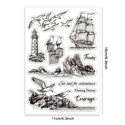 Custom PVC Plastic Clear Stamps DIY-WH0448-0678-1