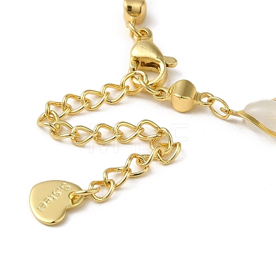 Brass Link Chain Bracelets BJEW-L685-10KCG-1