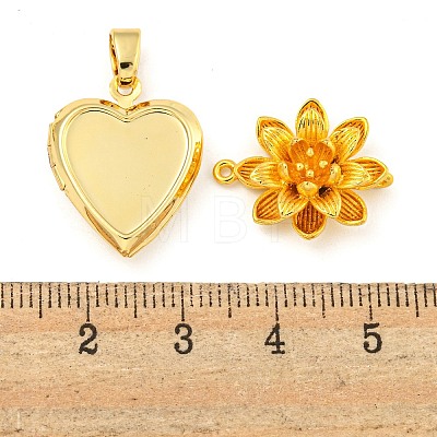 Brass DIY Pendant & Beads Jewerly Making Findings Kits KK-XCP0001-78-1