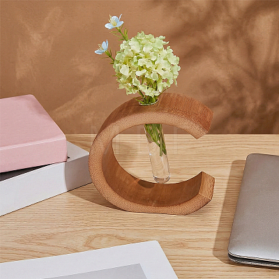 Glass Hydroponic Vase AJEW-WH0709-388A-1