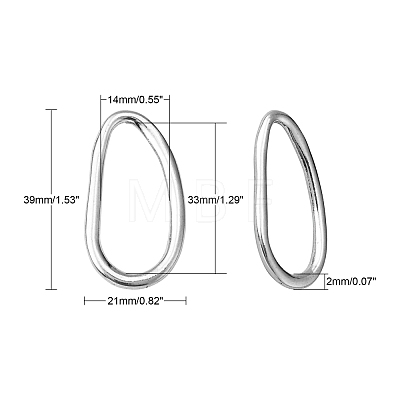 Tibetan Style Alloy Linking Rings TIBE-Q077-23AS-RS-1