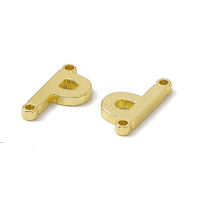 Rack Plating Brass Connector Charms KK-C007-38G-P-1