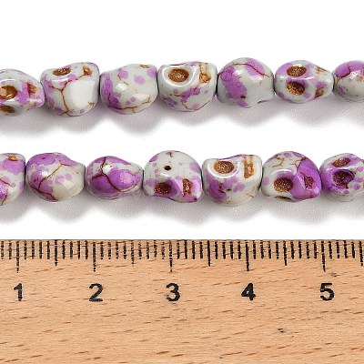 Synthetic Turquoise Beads Strands TURQ-F019-02C-1