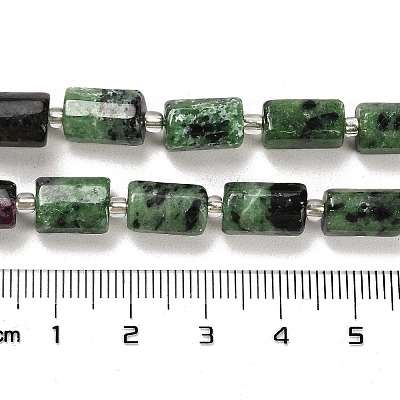 Natural Ruby in Zoisite Beads Strands G-G068-A06-01-1