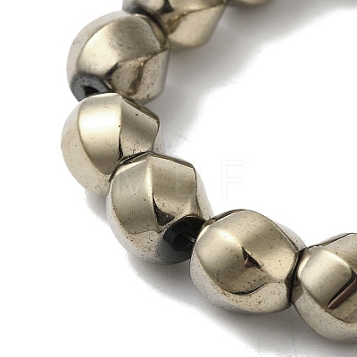 Electroplated Synthetic Magnetic Hematite Beads Strands G-I364-J01-02-1