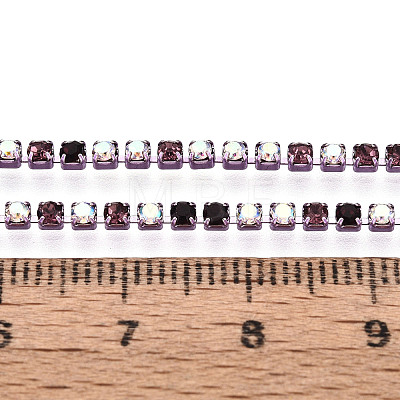 Iron Rhinestone Cup Chains CH-T007-02A-04-1